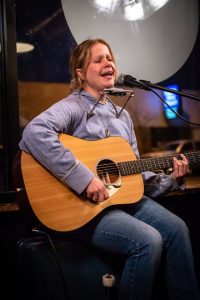 Laura Thurston preforming at the Gould Hotel